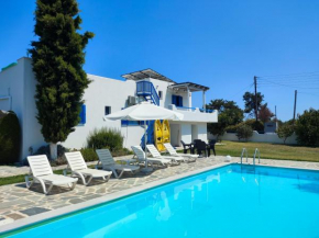 Navy Greece Villa with swimming pool & sea view